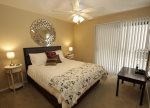 Master suite offers a queen bed